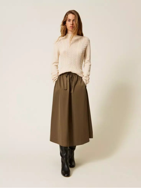 Светр з косою / Кришталевий пісок 252AP3110