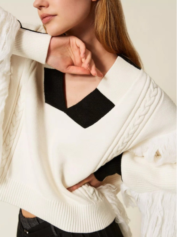 Светр / Арктичний вовк / чорний 252AQ3030