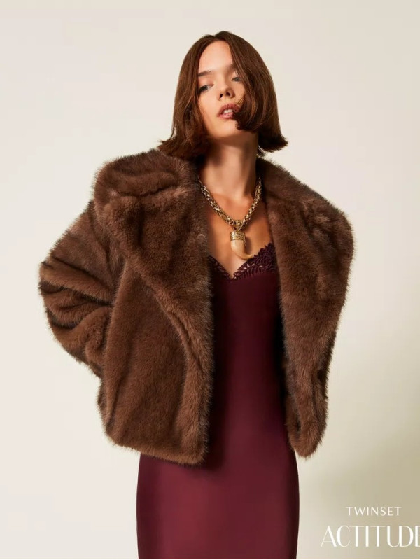 Шуба коротка/М'який бобер 252AT2191