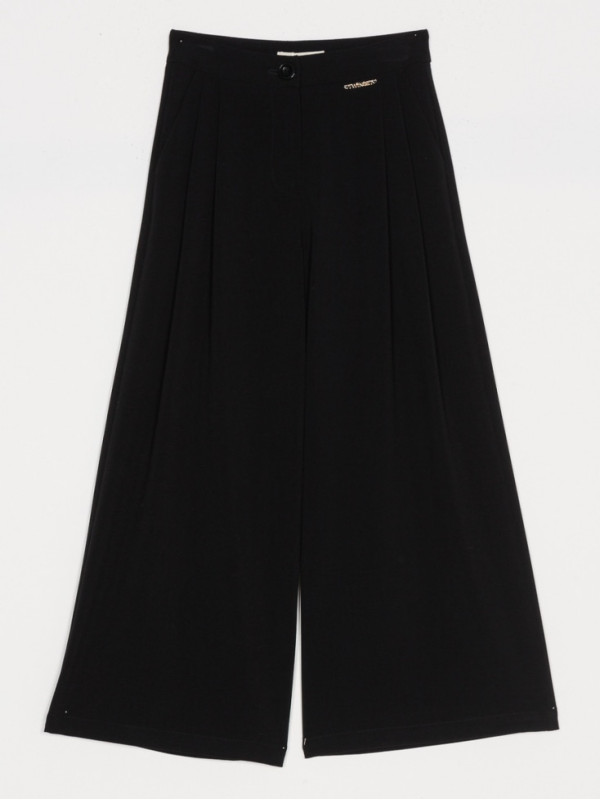 Широкі штани/Сірий меланж 252GJ2274