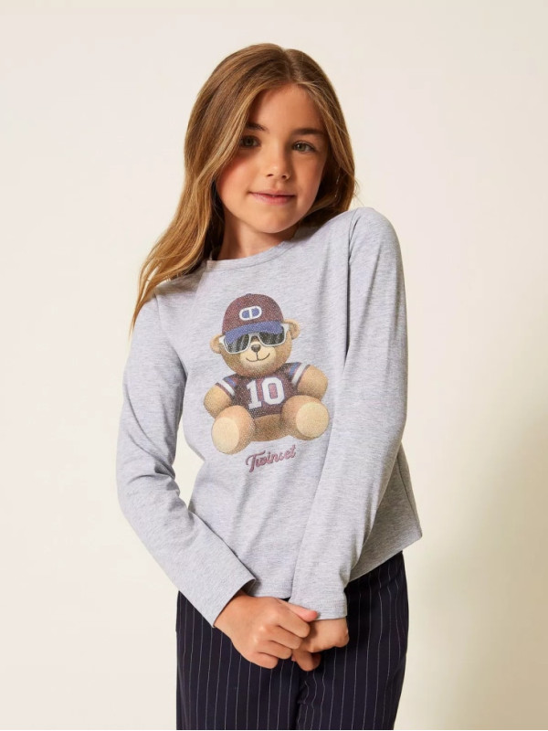 Лонгслів/Сірий меланж 252GJ2321