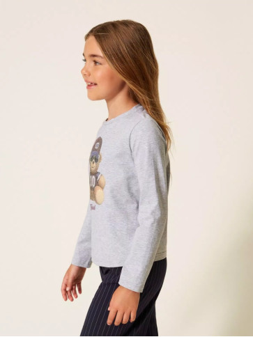 Лонгслів/Сірий меланж