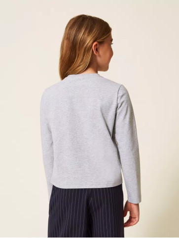 Лонгслів/Сірий меланж