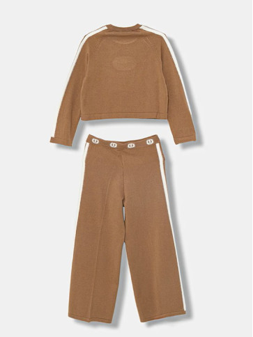 Костюм/Верблюжий / білий