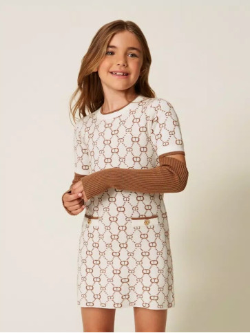 Сукня в'язана/Папірус / Верблюжий