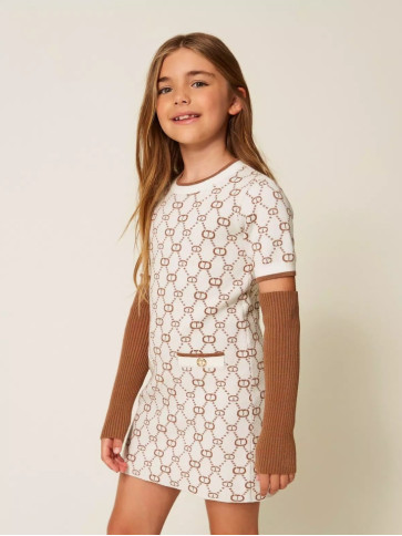 Сукня в'язана/Папірус / Верблюжий
