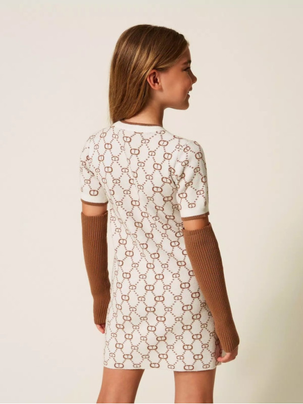 Сукня в'язана/Папірус / Верблюжий 252GJ3020