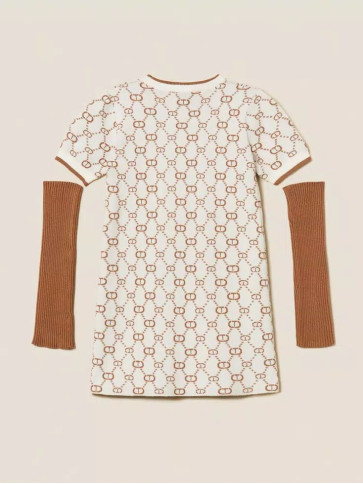 Сукня в'язана/Папірус / Верблюжий