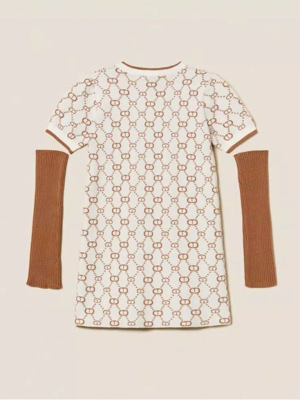 Сукня в'язана/Папірус / Верблюжий 252GJ3020