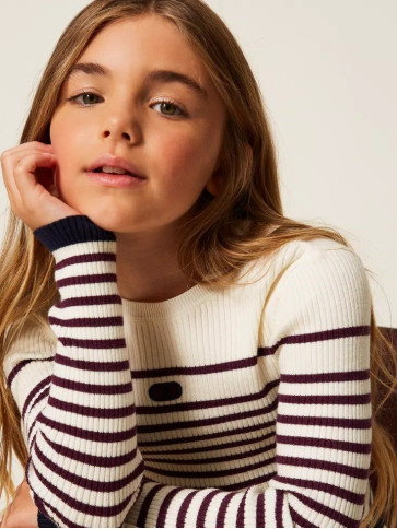 Джемпер/Папірус / Бордо