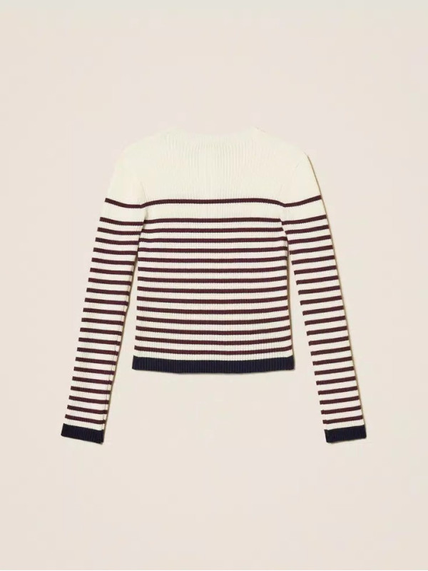 Джемпер/Папірус / Бордо 252GJ3035