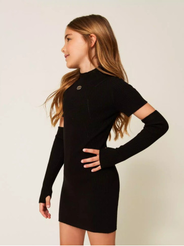 в'зана сукня/Чорний