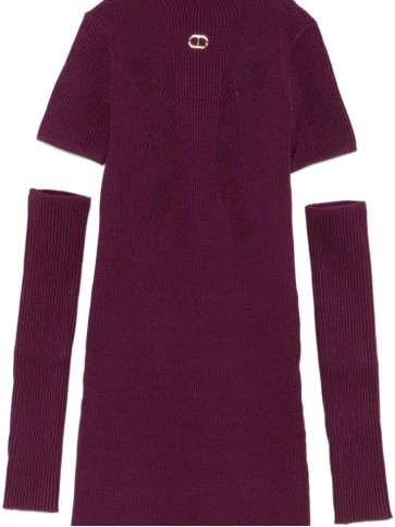 в'зана сукня/Бордовий