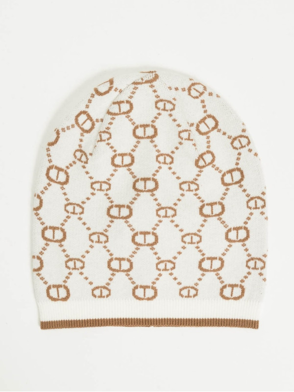 Шапка/Меланж / Бежевий 252GJ501F