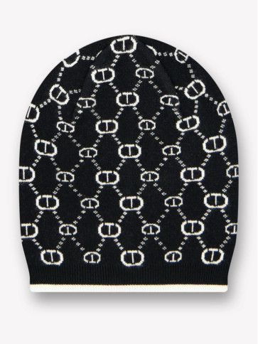 Шапка/Чорний / Білий