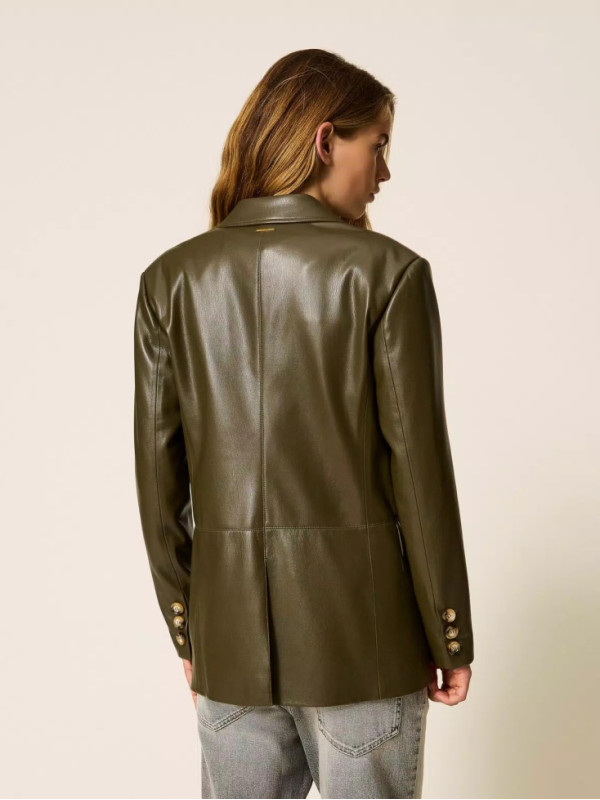 Блайзер під шкіру/Зелені оливки 252LI2EAA