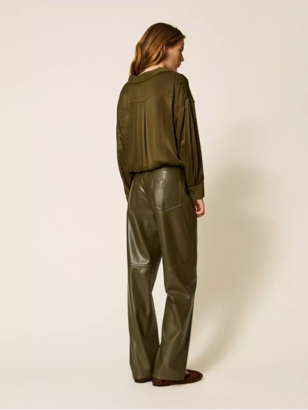 Штани під шкіру/Зелені оливки 252LI2EBB