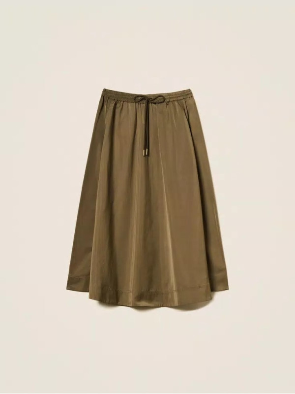 Спідниця під шкіру/Зелені оливки 252LI2GDD