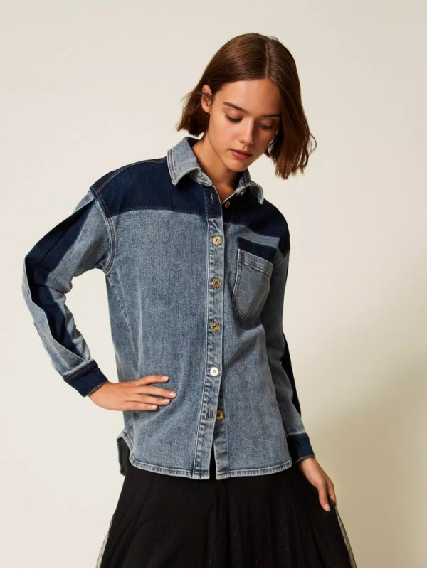 Сорочка/Денім темний / світлий 252LI2HAA