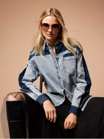 Сорочка/Денім темний / світлий