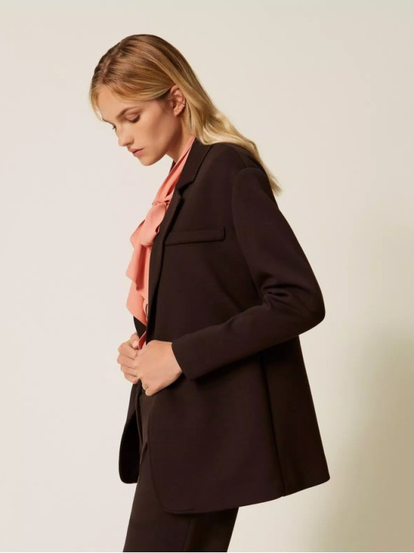 Піджак оверсайз/Чорний шоколад 252LI2LAA