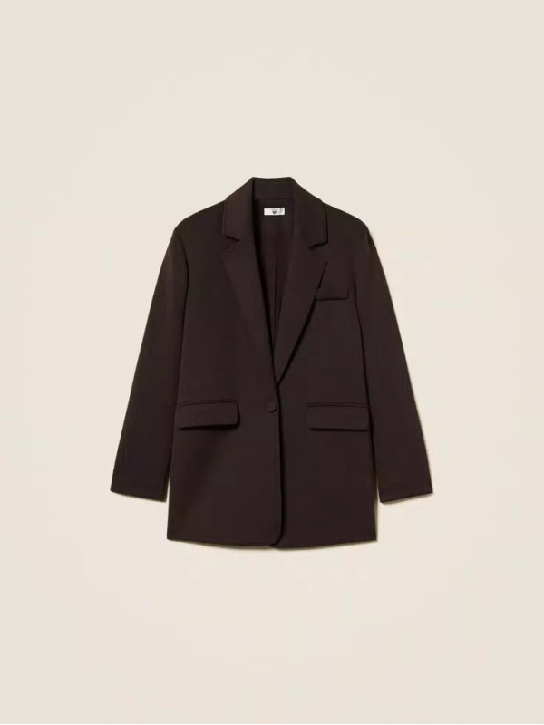 Піджак оверсайз/Чорний шоколад 252LI2LAA