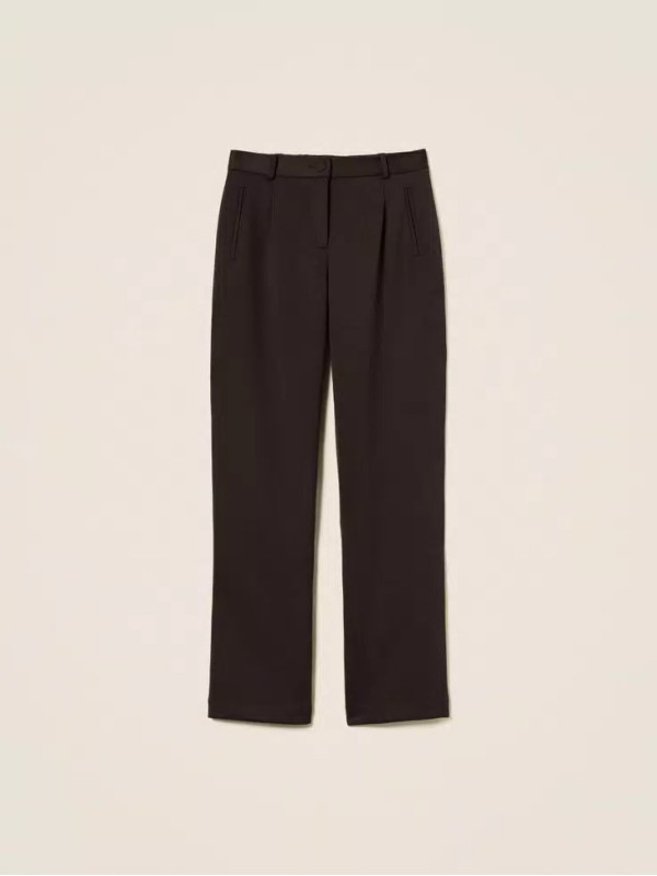 Штани палаццо/Чорний шоколад 252LI2LCC