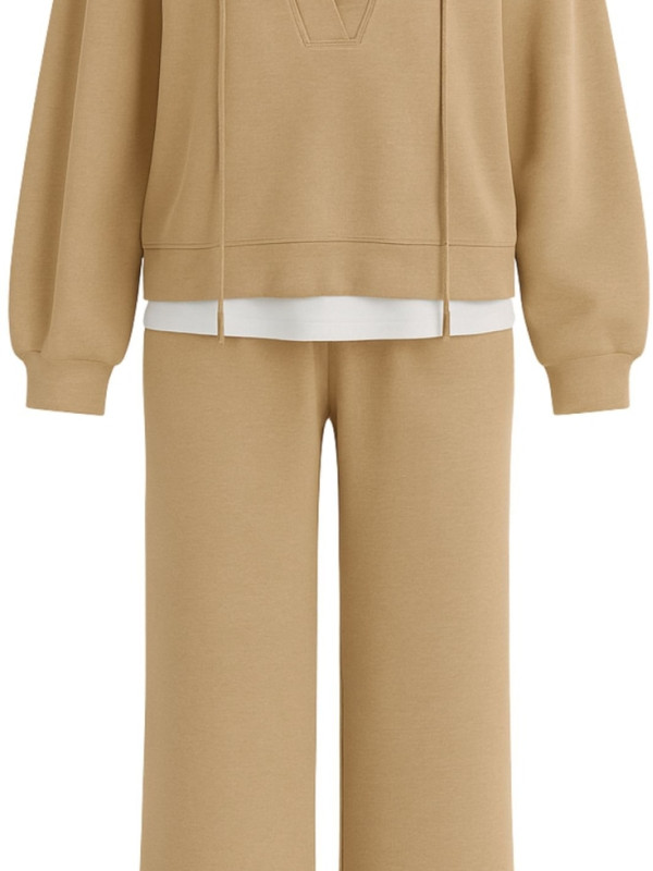 Костюм / Верблюжий / білий 252LI2QAA