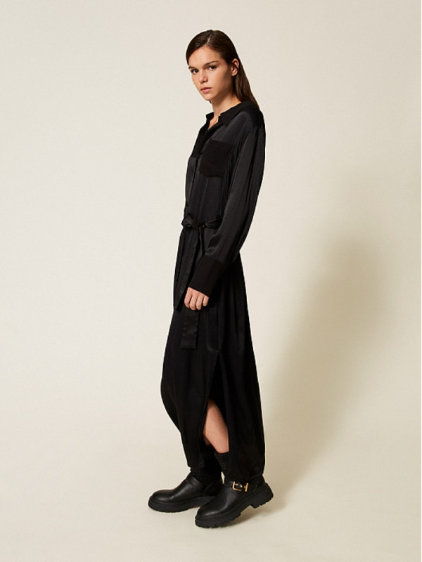 Сукня - сорочка/Чорний 252LI2TDD