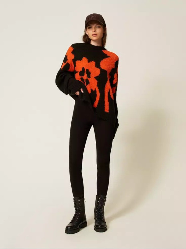 Штани вузькі/Чорний 252LI2UBB