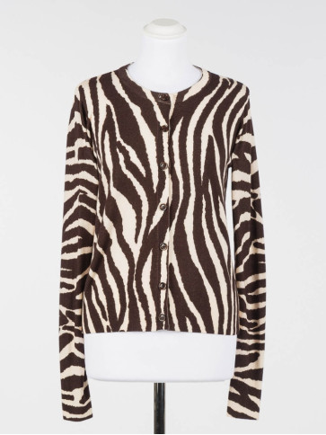 Кардіган/Зебра принт