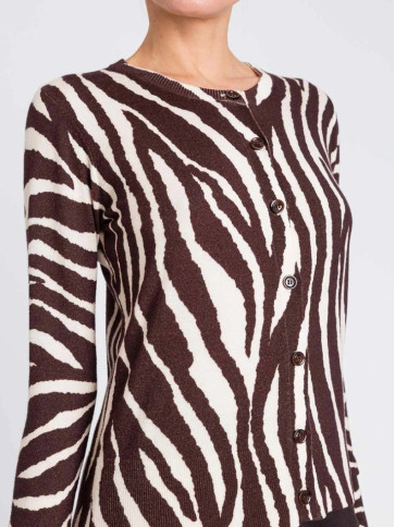 Кардіган/Зебра принт