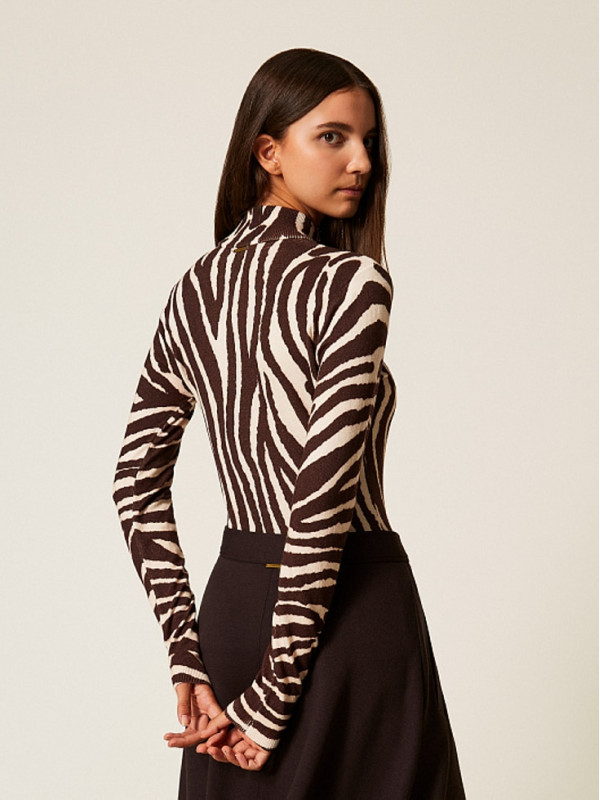 Светр/Зебра принт 252LI3HCC