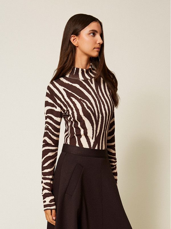 Светр/Зебра принт 252LI3HCC