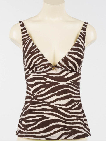 Топ/Зебра принт