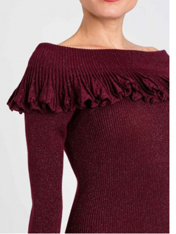 Сукня / Червоне вино люрекс