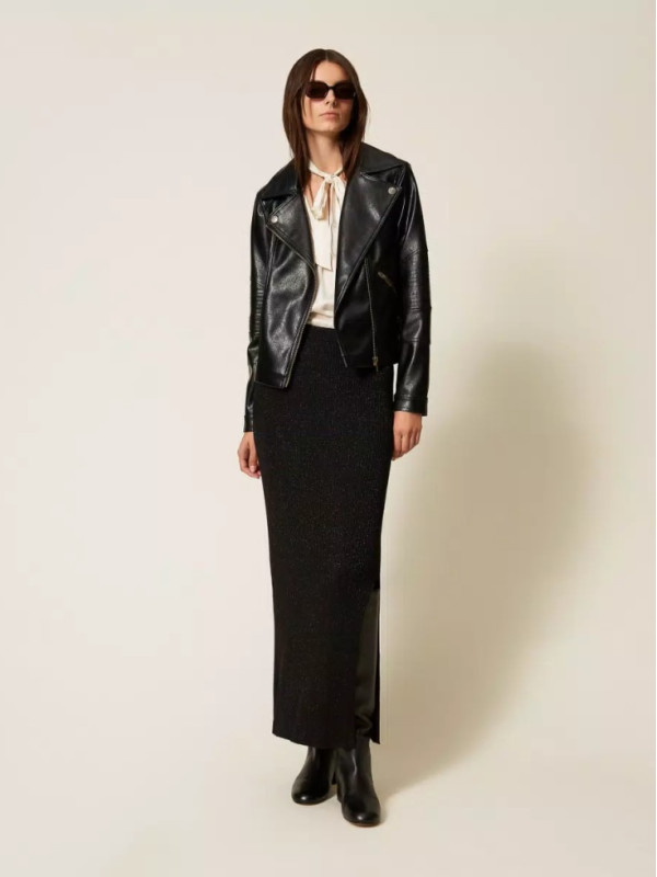 Спідниця / Чорний люрекс 252LL3LDD