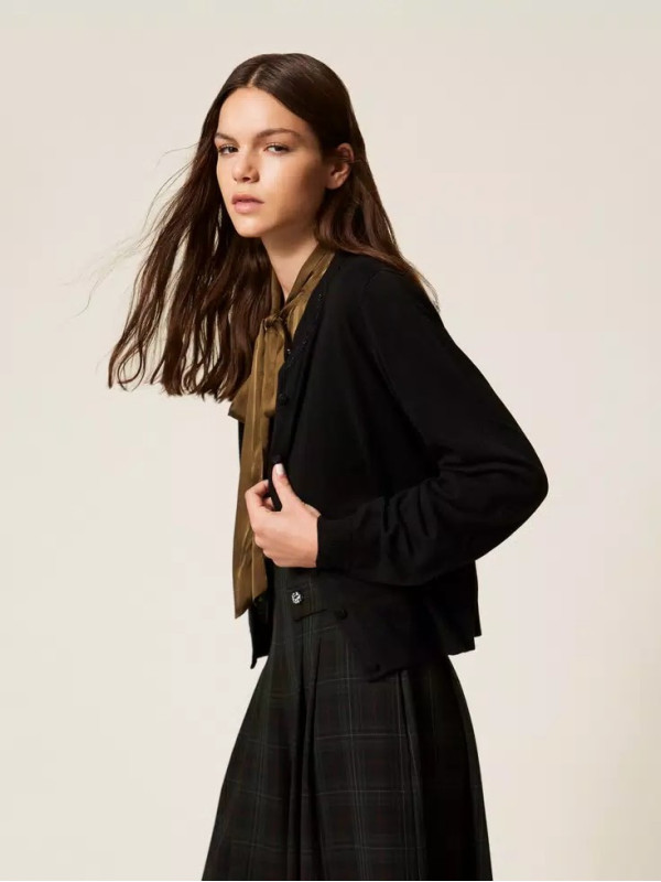 Кардіган / Чорний 252LL3NAA