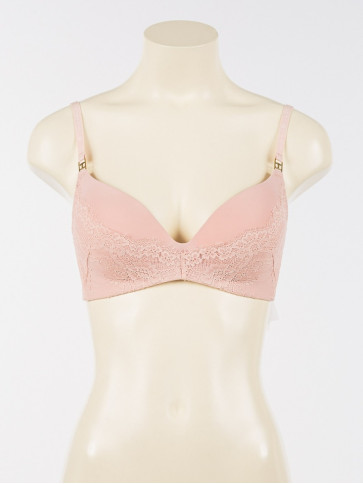 Бюстгальтер пуш-ап/Рожевий пил