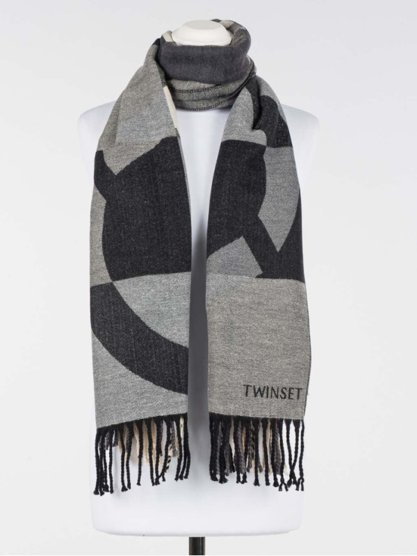 Палантін/Сірий меланж 252TA4170