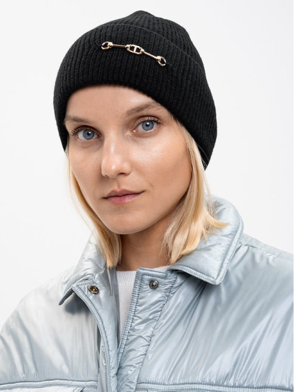 В'язана шапка/Чорний 252TA4420