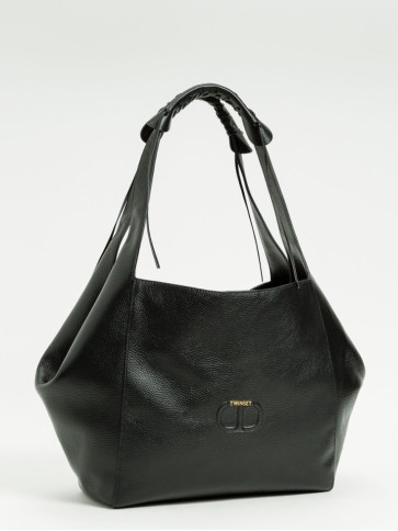 Шкіряна сумка/Чорний