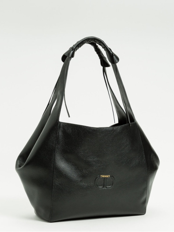 Шкіряна сумка/Чорний 252TB7272