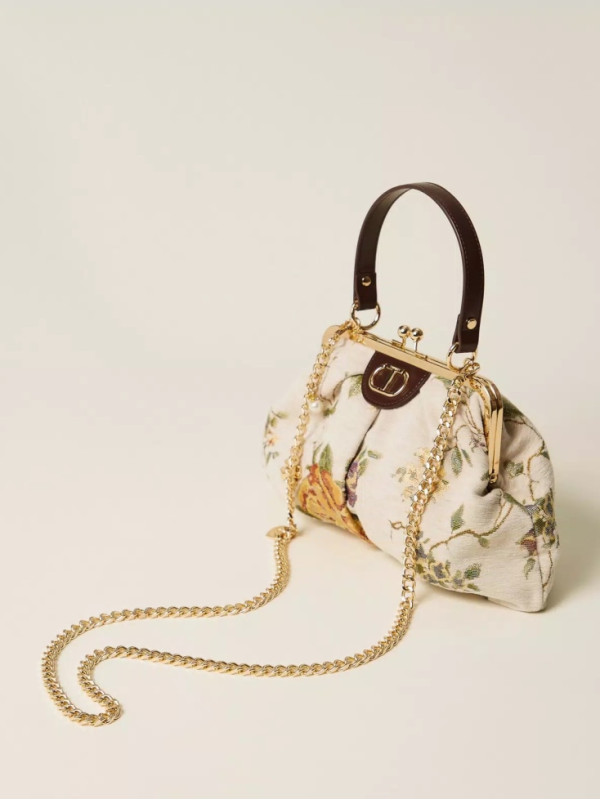 Сумка через плече / Парча перламутр 252TD8320