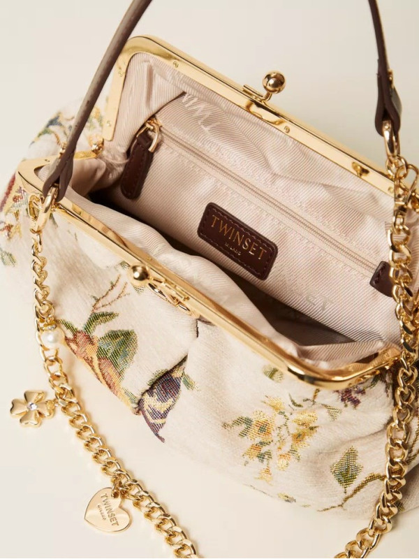 Сумка через плече / Парча перламутр 252TD8320