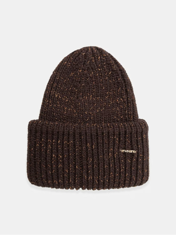 Шапка в'язана/Чорний шоколад 252TO519B
