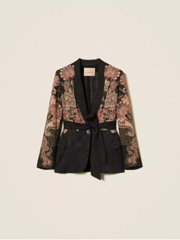 Блайзер/Пейслі Чорний/Іржавий