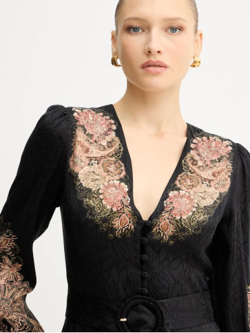 Сукня/Пейслі Чорний/Іржавий