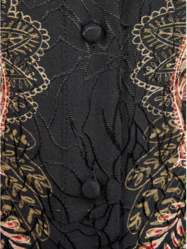 Сукня - сорочка/Пейслі Чорний/Іржавий 252TP2045