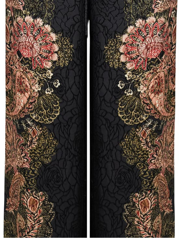 Штани/Пейслі Чорний/Іржавий 252TP2047